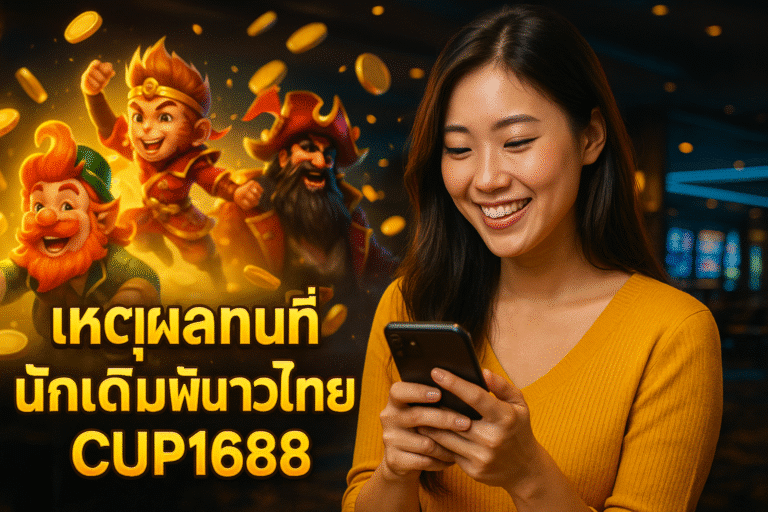 เหตุผลที่นักเดิมพันชาวไทยเลือก CUP1688