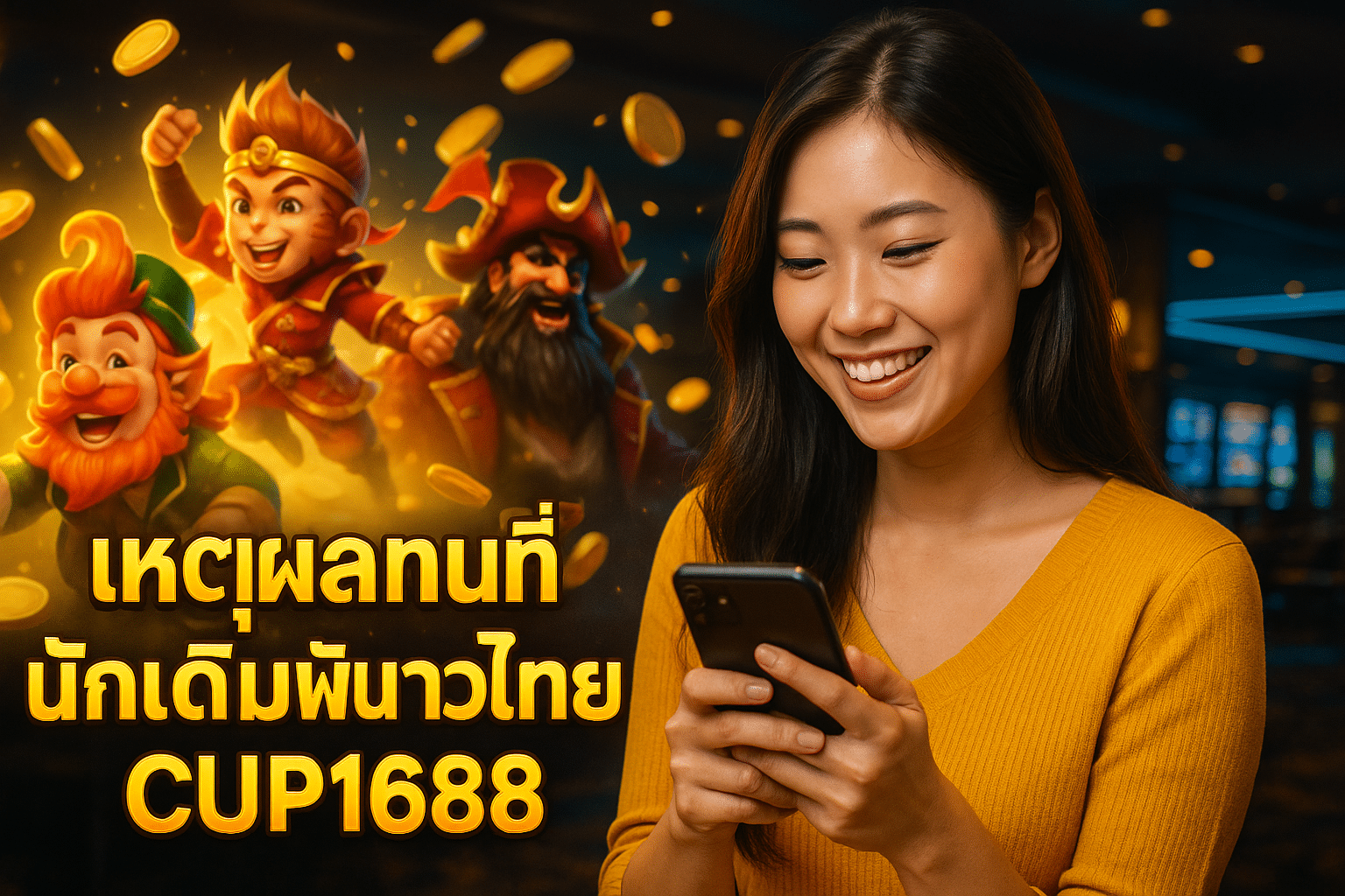 เหตุผลที่นักเดิมพันชาวไทยเลือก CUP1688