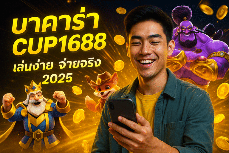 บาคาร่า CUP1688 เล่นง่าย จ่ายจริง 2025