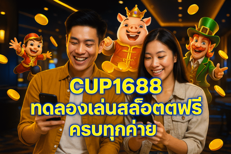 CUP1688 ทดลองเล่นสล็อตฟรี ครบทุกค่าย