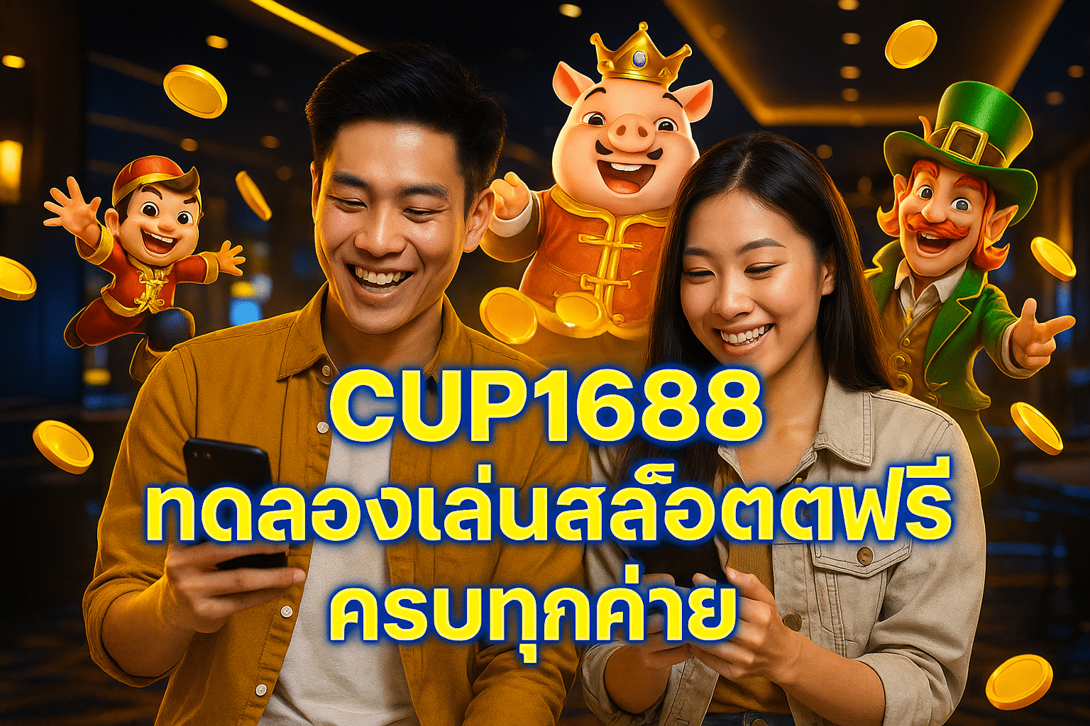 CUP1688 ทดลองเล่นสล็อตฟรี ครบทุกค่าย