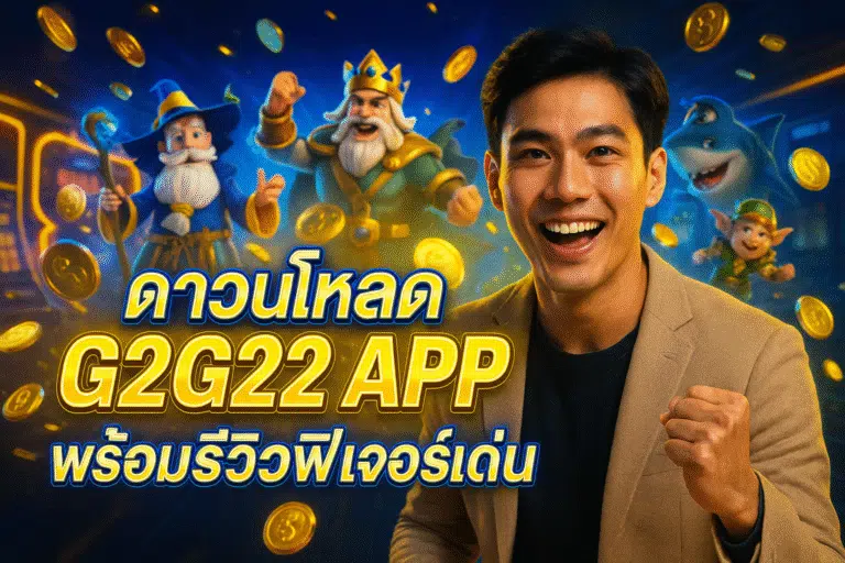 ดาวน์โหลด G2G22 APP พร้อมรีวิวฟีเจอร์เด่น