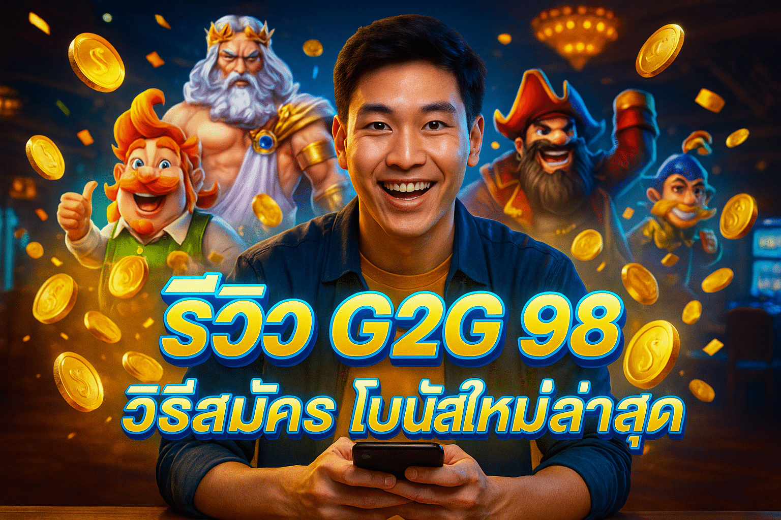 รีวิว G2G 98 วิธีสมัคร โบนัสใหม่ล่าสุด